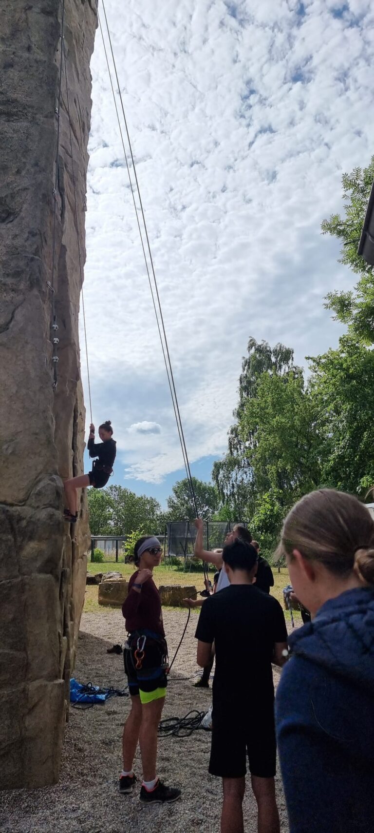 Kletterkurs der 11. Klasse – Hoch hinaus in jeder Hinsicht!